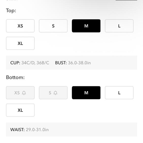 NWT Cupshe Trippy Blossoms Floral Swirl Bikini Top size M Thin Straps Blue Art - Picture 8 of 8